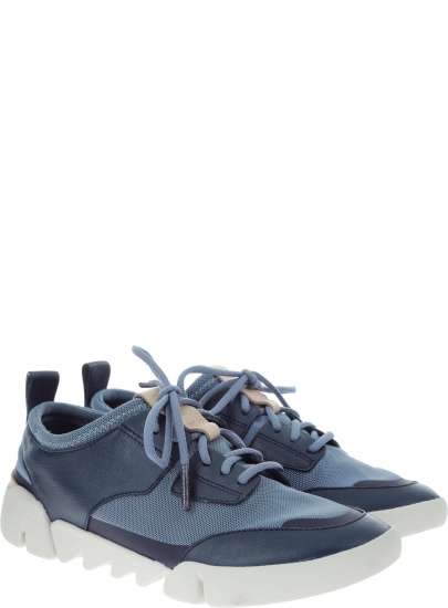 Ultralekkie półbuty CLARKS Tri Soul Navy Combi - Półbuty