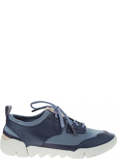 Ultralekkie półbuty CLARKS Tri Soul Navy Combi - Półbuty