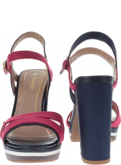 Sandały na obcasie WRANGLER America Alicia WL91610A 087 -