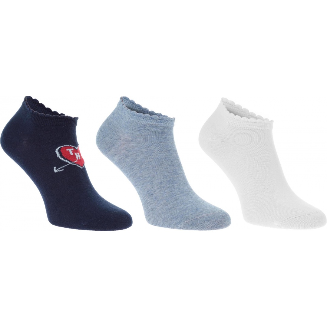 SKARPETKI TOMMY HILFIGER 393998001 168 (3-PAK) - Skarpety