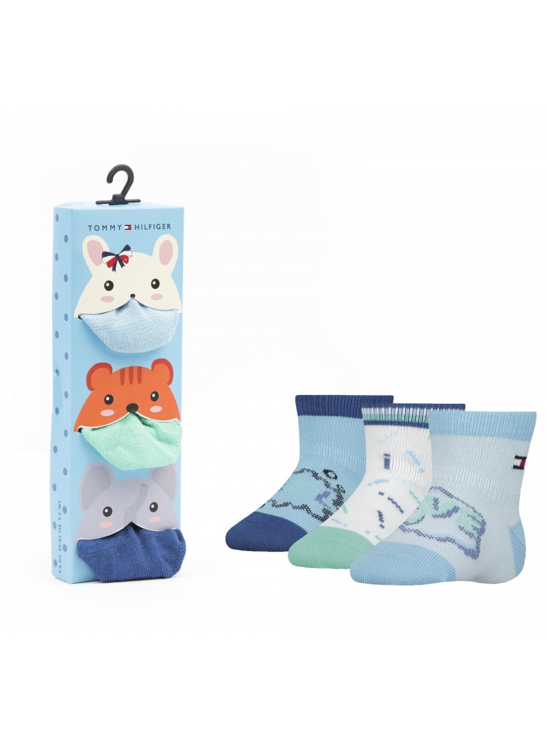 SKARPETKI TOMMY HILFIGER Baby 395005001 168 (3-PAK)