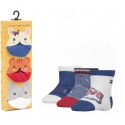 SKARPETKI TOMMY HILFIGER Baby 395005001 085 (3-PAK)