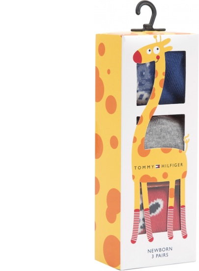 SKARPETKI TOMMY HILFIGER Baby 395006001 085 (3-PAK)