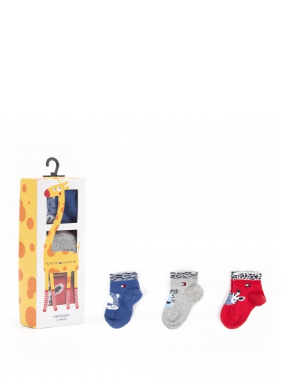 SKARPETKI TOMMY HILFIGER Baby 395006001 085 (3-PAK)
