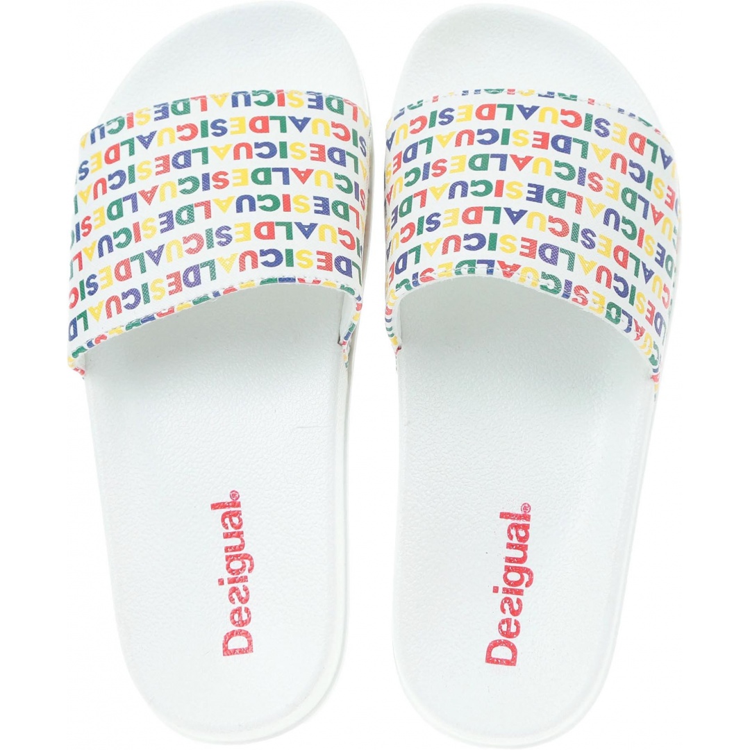 Logowane KLAPKI DESIGUAL LOGOMANIA - Klapki