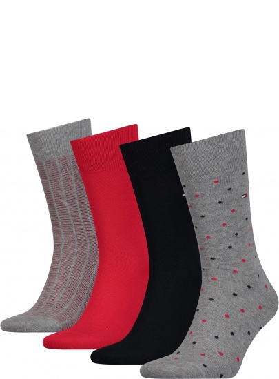 ZESTAW SKARPETKI TOMMY HILFIGER 392003001 085 Giftbox (4-PAK)