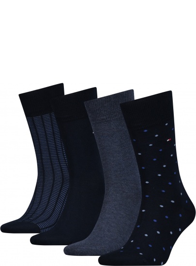 ZESTAW SKARPETKI TOMMY HILFIGER 392003001 322 Giftbox (4-PAK)