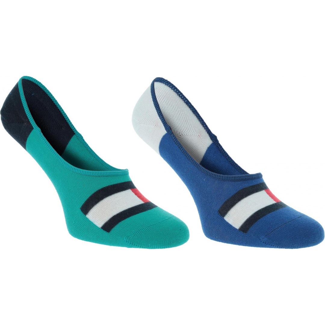 STOPKI TOMMY HILFIGER 394001001 044 (2-PAK) - Skarpety, rajstopy