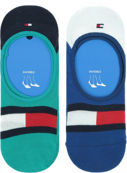 STOPKI TOMMY HILFIGER 394001001 044 (2-PAK) - Skarpety, rajstopy
