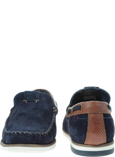Granatowe MOKASYNY WRANGLER Sharky WM91080A 016 Navy - Mokasyny