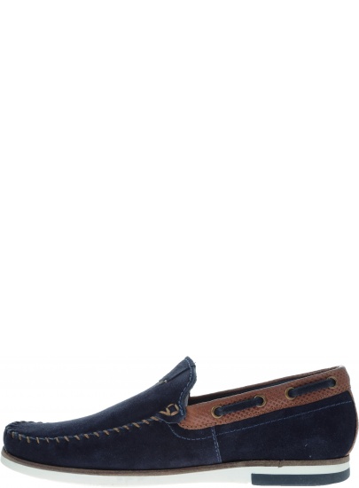 Granatowe MOKASYNY WRANGLER Sharky WM91080A 016 Navy - Mokasyny