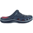 Granatowe Klapki COQUI Jumper 6351 Navy/Dk.Red - Klapki