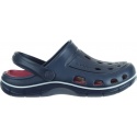 Granatowe Klapki COQUI Jumper 6351 Navy/Dk.Red - Klapki