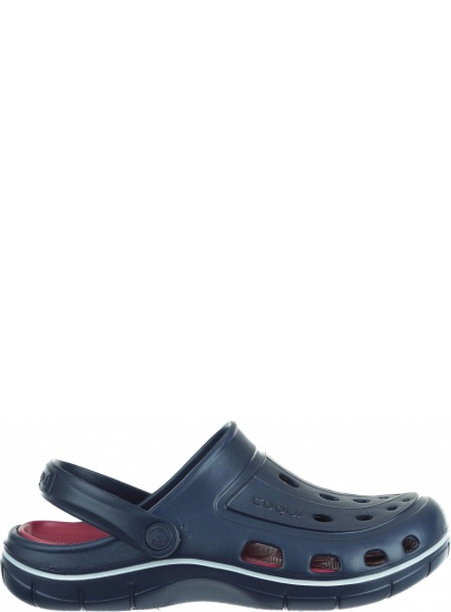 Granatowe Klapki COQUI Jumper 6351 Navy/Dk.Red - Klapki