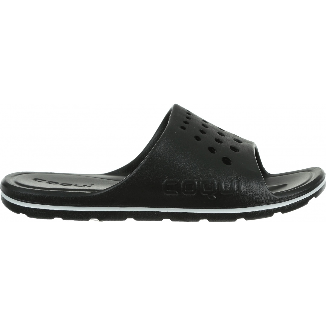 Czarne lekkie Klapki COQUI Long 6371 Black - Klapki
