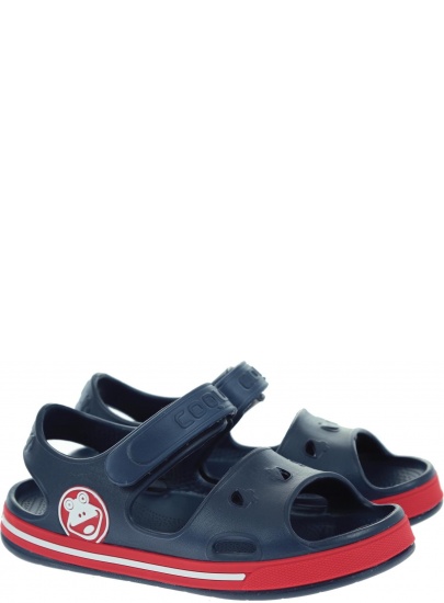 Lekkie Sandały COQUI Fobee 8852 Navy/Red - Sandały