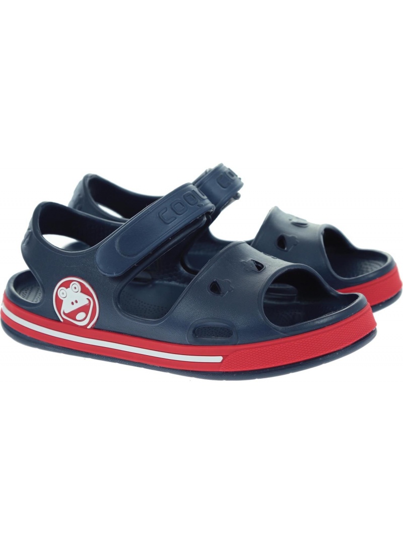 Lekkie Sandały COQUI Fobee 8852 Navy/Red - Sandały Lekkie Sandały COQUI Fobee 8852 Navy/Red - Sandały