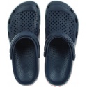 Granatowe Klapki COQUI Lindo 6403 Navy/White - Klapki