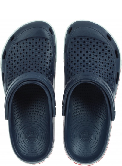 Granatowe Klapki COQUI Lindo 6403 Navy/White - Klapki