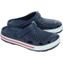Granatowe Klapki COQUI Lindo 6403 Navy/White - Klapki