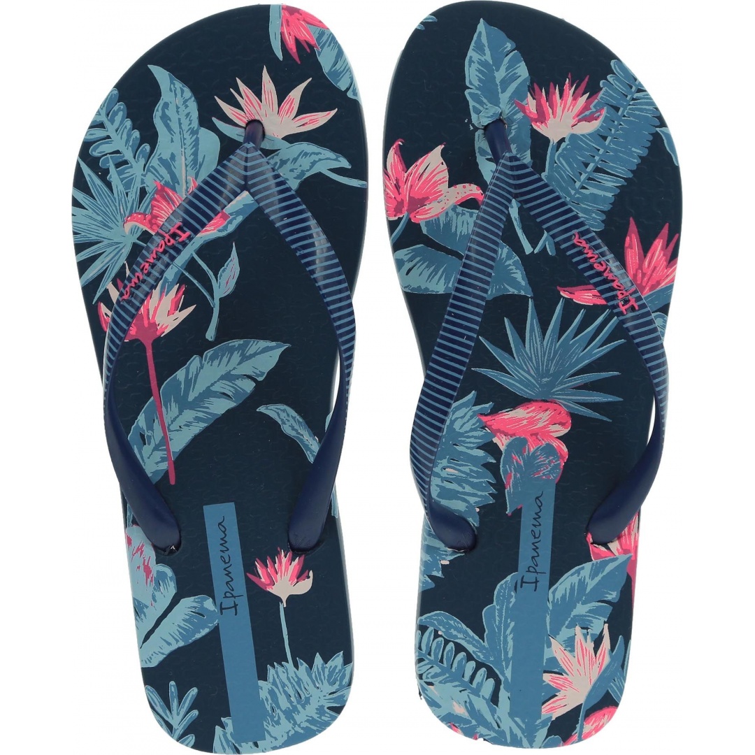 Japonki IPANEMA 26284 20729 I Love Tropical Fem Blue/Blue -