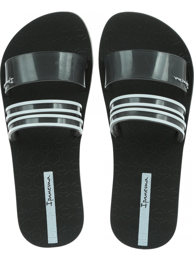 Klapki IPANEMA New Fem 26301 21639 Black/Smoke/White - Klapki