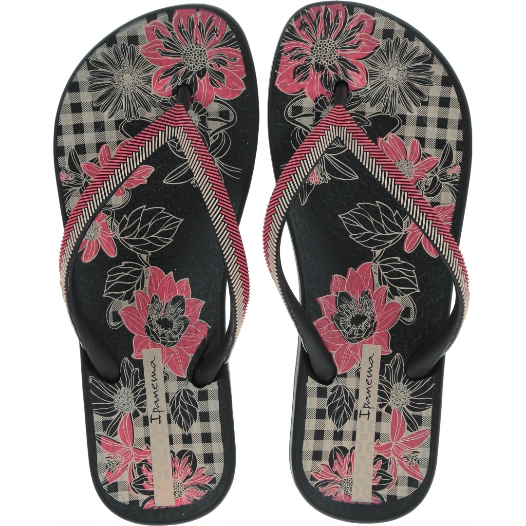 Japonki IPANEMA 82518 22267 Anat Lovely IX Fe Black/Pink -