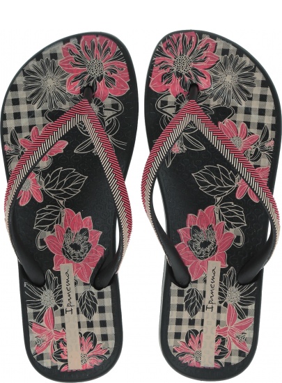Japonki IPANEMA 82518 22267 Anat Lovely IX Fe Black/Pink -