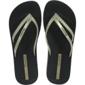Czarne Japonki IPANEMA Bossa Soft III Fe Black/Gold - Japonki