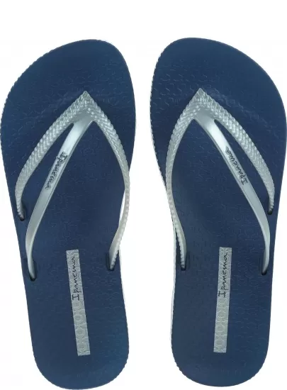 Niebieskie Japonki IPANEMA Bossa Soft III Fe Blue/Silver -