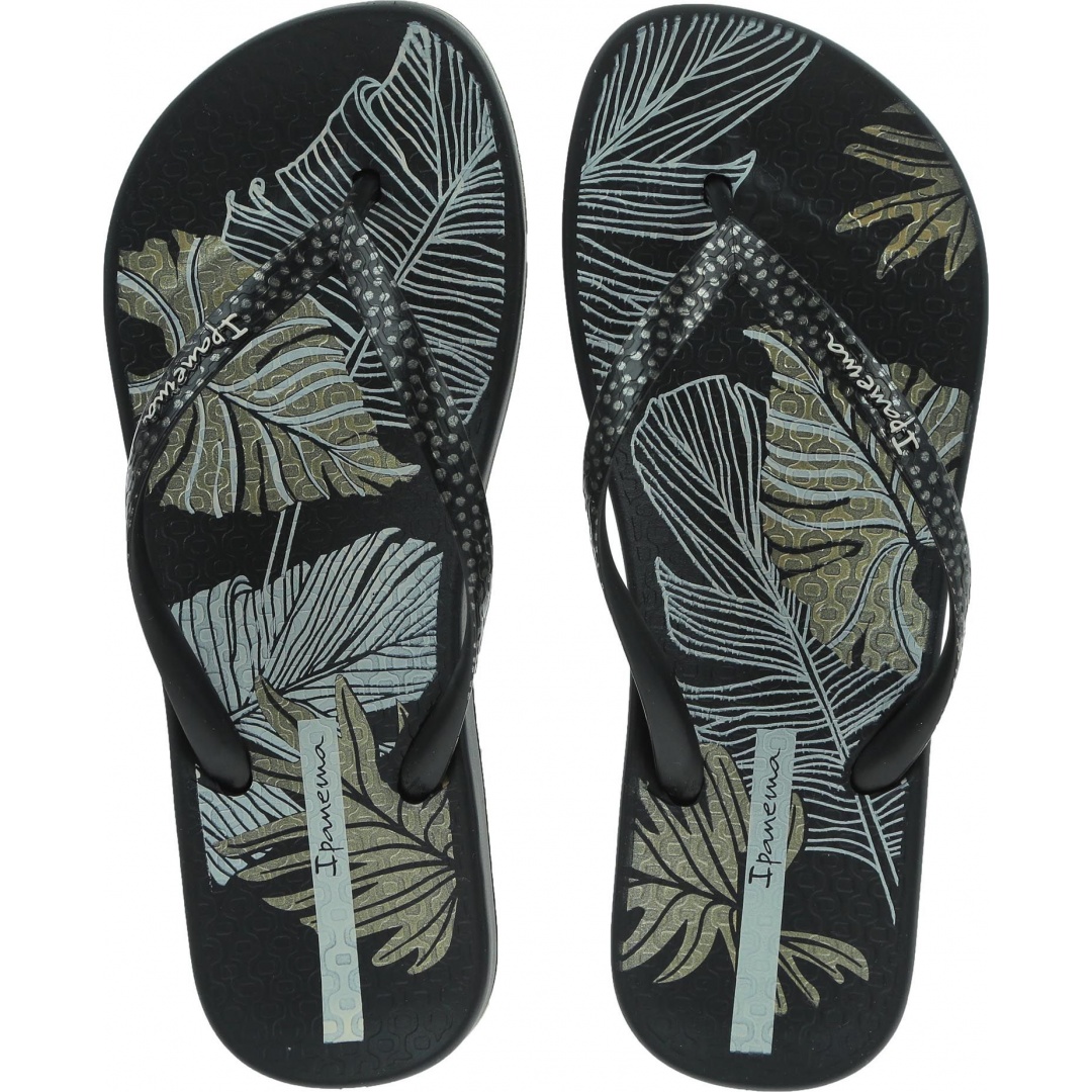 Japonki IPANEMA 82525 21555 Anat Nature III F Black - Japonki