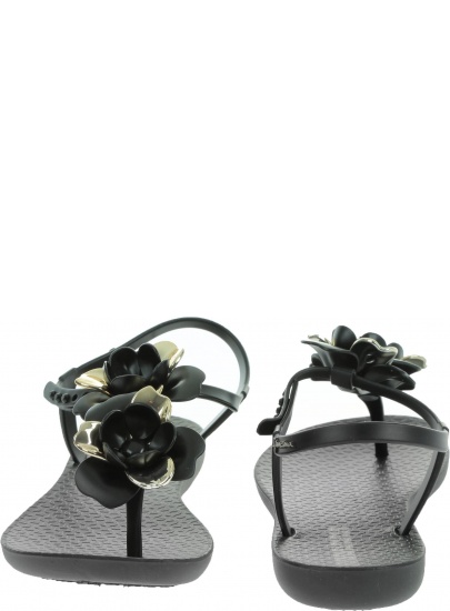 Czarne SANDAŁY IPANEMA Floral Sandal Fem 82662 20903 Black/