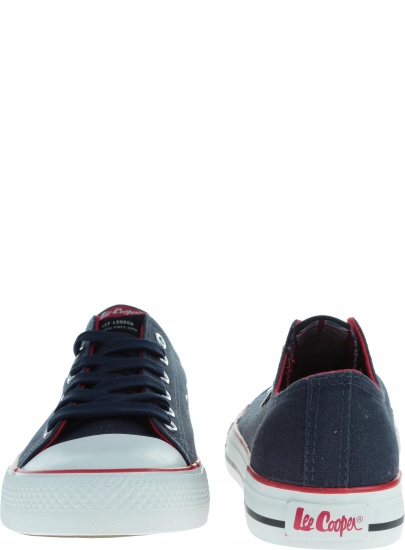Granatowe Trampki LEE COOPER Low Cut 3-A - Trampki