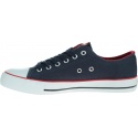 Granatowe Trampki LEE COOPER Low Cut 3-A - Trampki
