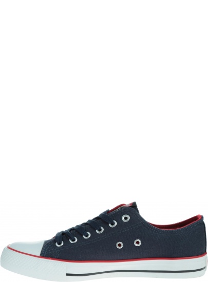 Granatowe Trampki LEE COOPER Low Cut 3-A - Trampki