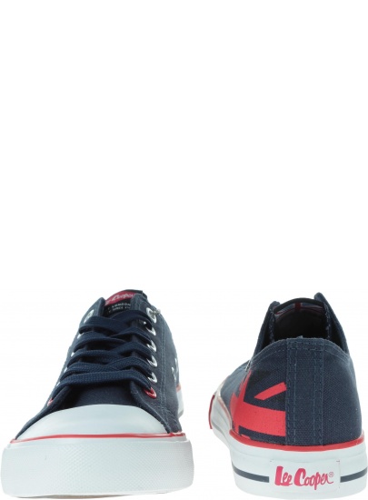 Granatowe Trampki LEE COOPER Low Cut 1 - Trampki