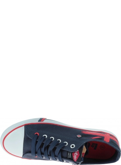 Granatowe Trampki LEE COOPER Low Cut 1 - Trampki