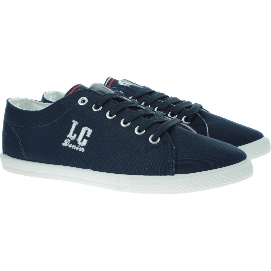Granatowe Trampki LEE COOPER Master V-23 - Trampki