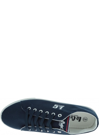 Granatowe Trampki LEE COOPER Master V-23 - Trampki