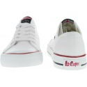 Białe kultowe TRAMPKI Lee Cooper Low Cut 3-A - Trampki