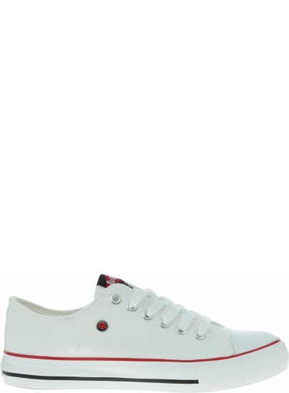 Białe kultowe TRAMPKI Lee Cooper Low Cut 3-A - Trampki