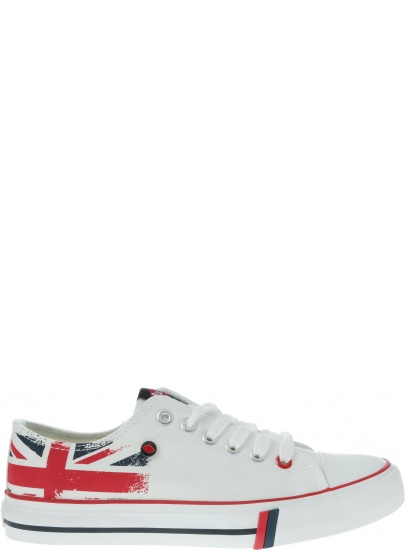 Białe damskie TRAMPKI Lee Cooper Low Cut 1 - Trampki