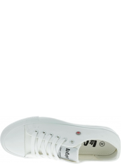 Białe TRAMPKI Lee Cooper GCW16-1390 - Trampki
