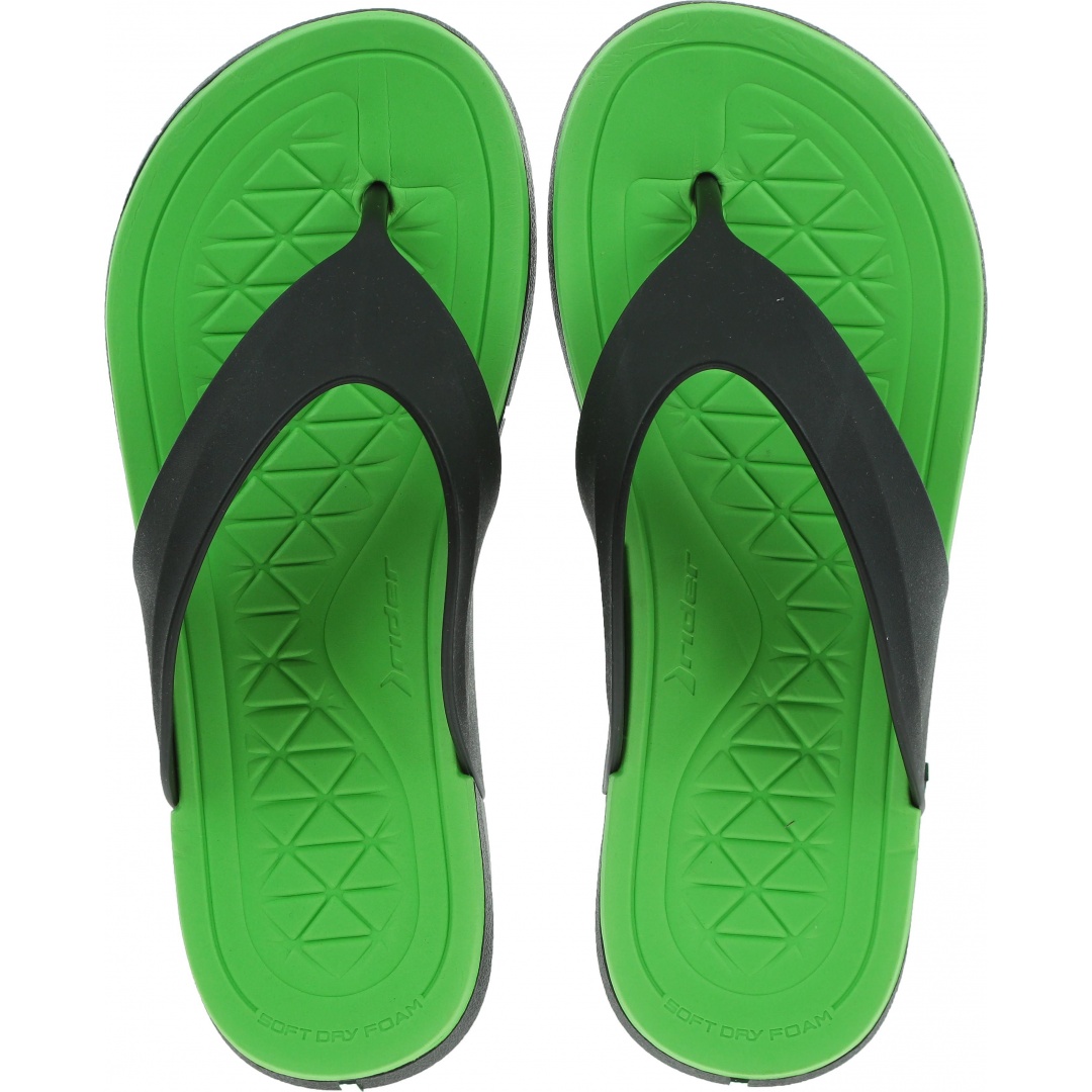 Japonki RIDER 82495 21675 Infinity II Thong AD Black/Green -