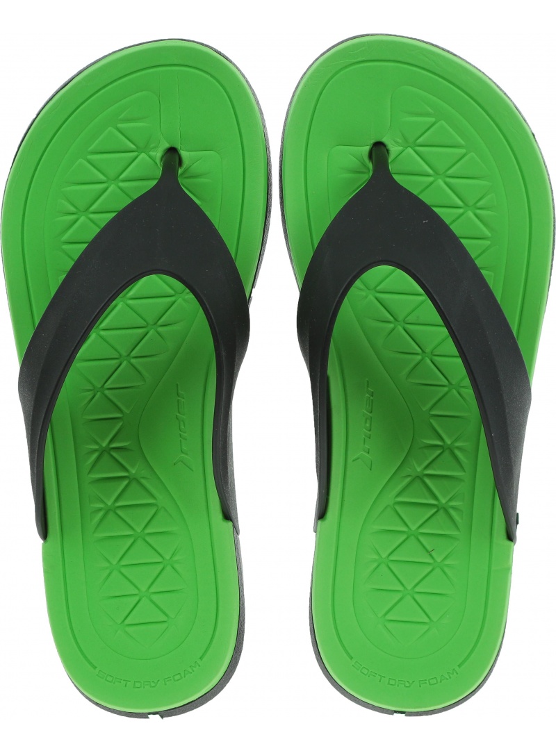 Japonki RIDER 82495 21675 Infinity II Thong AD Black/Green -