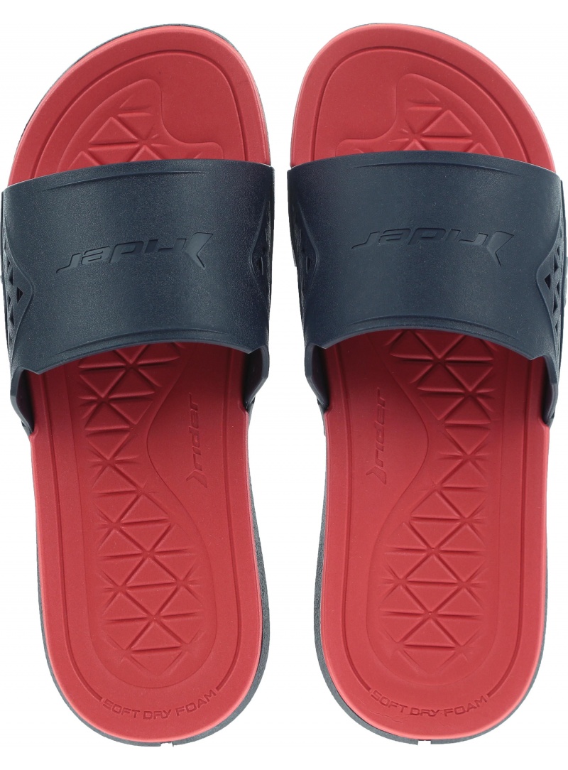 Klapki Rider 82496 24642 Infinity II Slide AD Blue/Red - Klapki