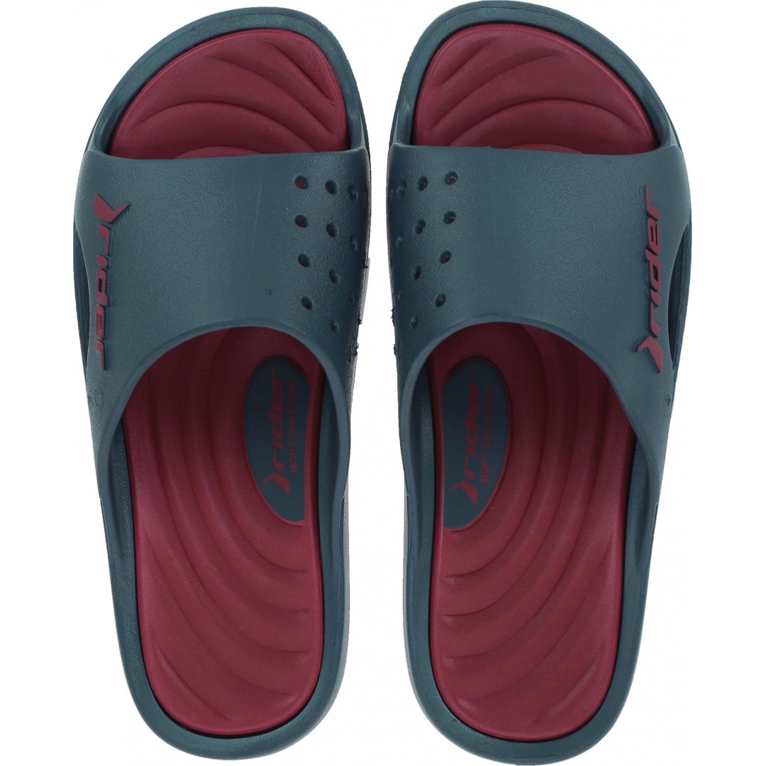 Klapki Rider 82566 20698 Bay VIII AD Blue/Red - Klapki