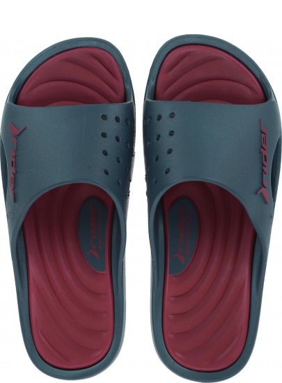 Klapki Rider 82566 20698 Bay VIII AD Blue/Red - Klapki