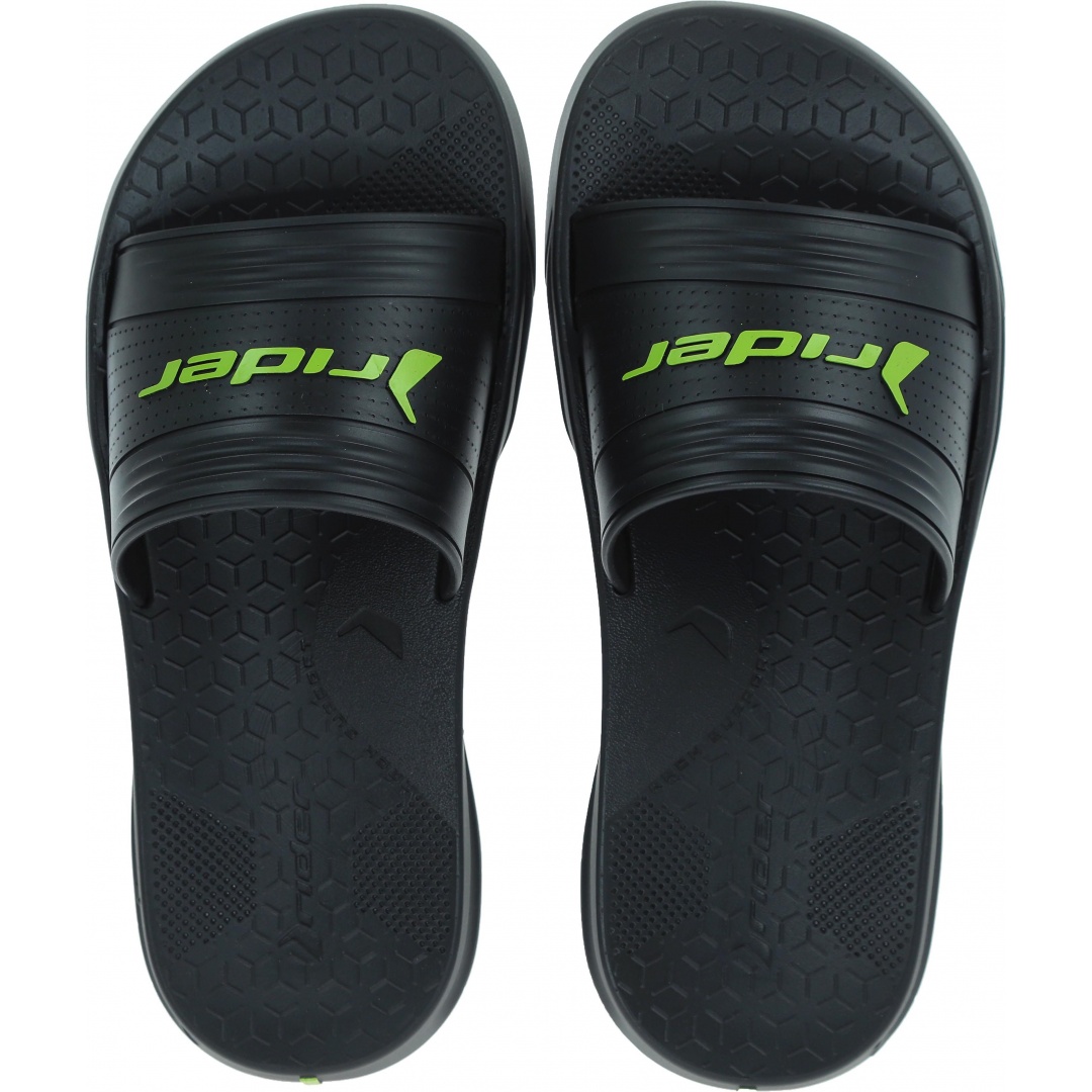 Klapki Rider 82577 21675 Liberty AD Black/Green - Klapki