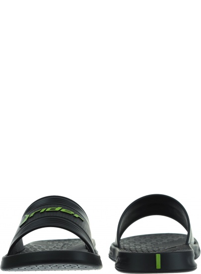 Klapki Rider 82577 21675 Liberty AD Black/Green - Klapki